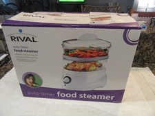 Rival CKRVSTLM20 Auto Timer Food Steamer  New in the Box