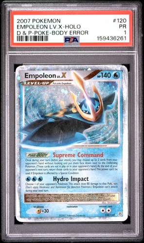 Empoleon LV.X graded PSA 1 for sale on eBay