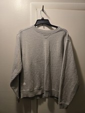 Ll Bean Traditional Fit Grey Crewneck Sweater 100 Cotton