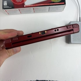 Nintendo New 3DS XL Red In Original Box W Charger Stylus US Model