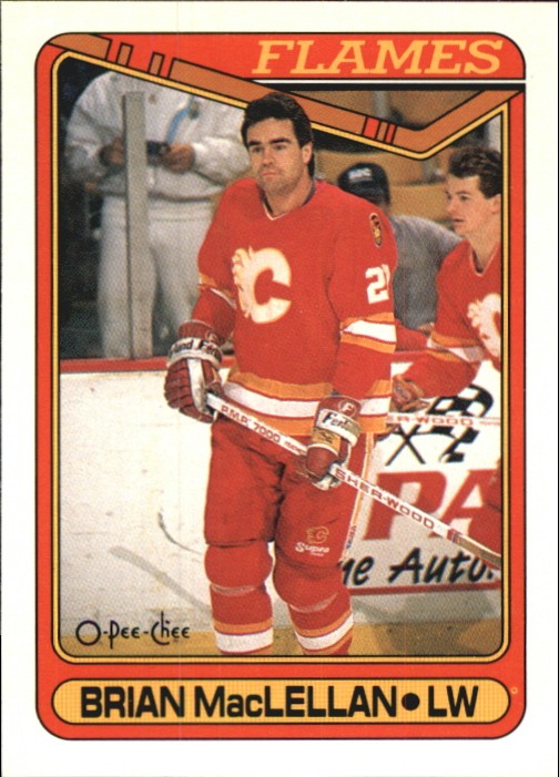 1990-91 O-Pee-Chee #286 Brian MacLellan - HKY