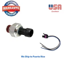 Engine Oil Pressure Sender With Pigtail Connector Kit Fits: GM Hummer Isuzu Saab