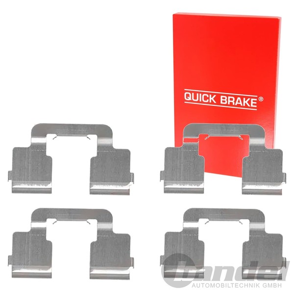 Quick Brake MONTAGE-SATZ BremsbelÄGe ZubehÖR Hinten Passend FüR CitroËN Jumpy FI-image