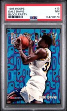 1995-96 NBA Hoops Block Party Dale Davis #13 PSA 7 Graded NBA Card