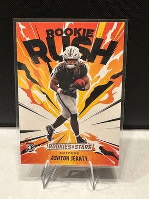 Ashton Jeanty - 2025 Panini Rookies & Stars Rookie Rush #1 NM Raiders ROOKIE