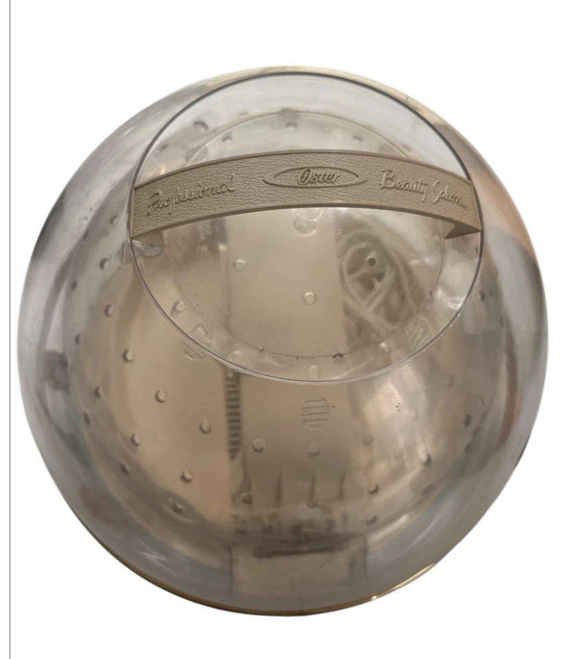 VTG Oster Beauty Salon Pro Remote Hair Dryer Blue Clear Model 375 Tested - Image 2 of 4