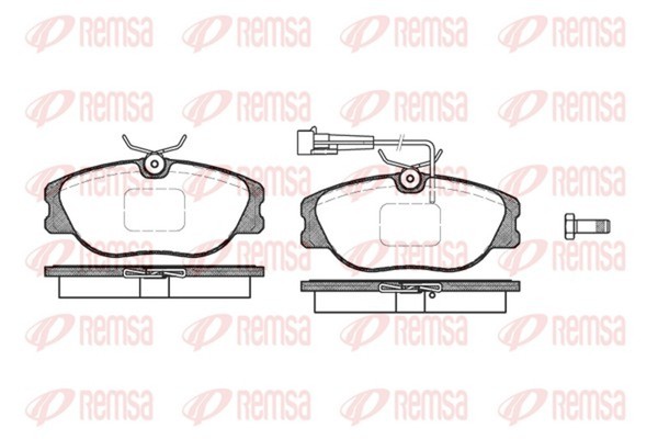 Remsa Bremsbelagsatz Scheibenbremse 0305.31 FüR Croma Fiat Alfa 2000 Turbo 154-image