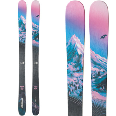 NEW! 2027 NORDICA SANTA ANA 92 WOMEN'S SKIS 155cm w/TYROLIA ATTACK 11GW BLACK