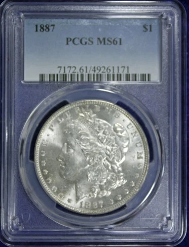 1887 MORGAN DOLLAR PCGS MS61 (2532364)