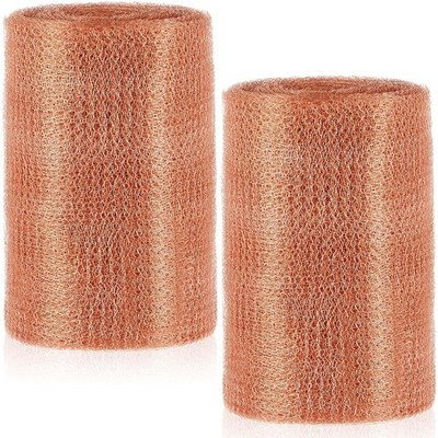 8''x100ft Copper Mesh Roll for Rodent Control, Hole Filler, Gardening, Rustproof