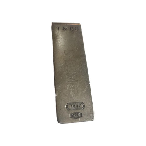 Tiffany & Co. Money Clip Holder 1837 Sterling Ag 925 Silver Wallet 24.39g