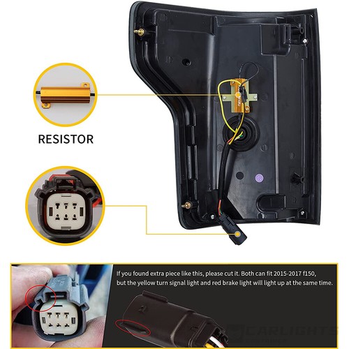 ALL Black Headlights+VLAND LED Tail Lights For Ford F150 18-20 w/Aniamation Sets - Picture 16 of 19