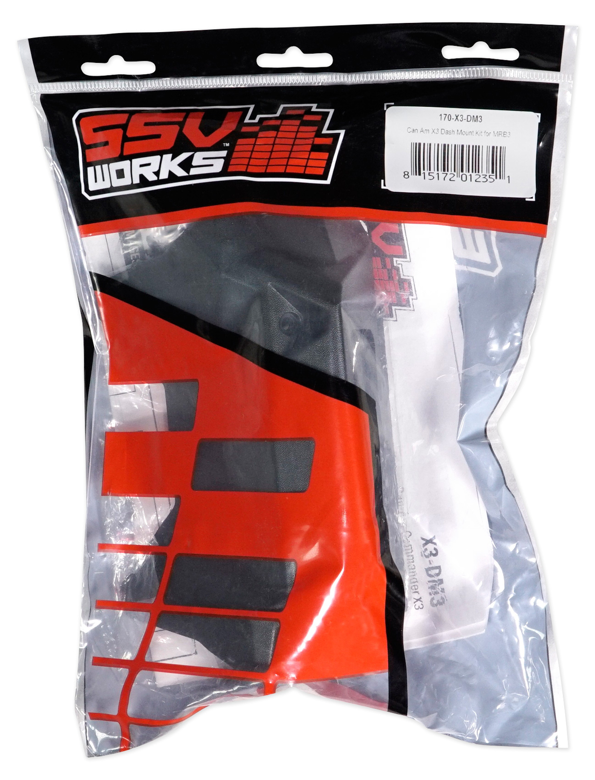 SSV WORKS X3-DM3 Dash Kit For MRB3 Receiver 4 Can-Am Maverick X3 All Models