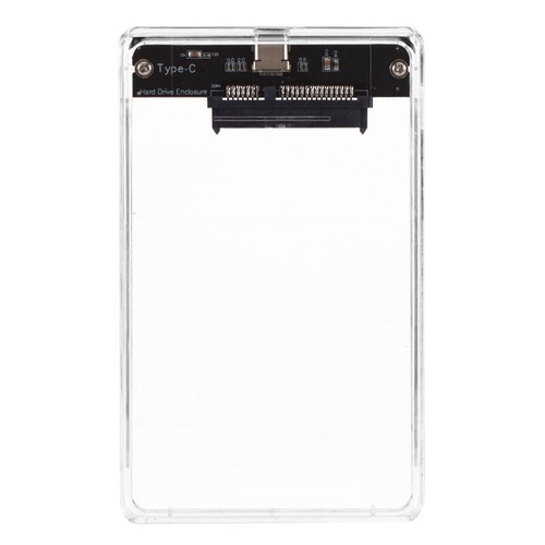 USB3.1 2.5 HDD Case Type-C to SATA Hard Drive Box Enclosure SSD Housing Cover MU - Picture 8 of 9