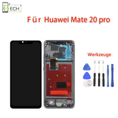 Für Huawei Mate 20 PRO LCD Display TFT mit Rahmen Touchscreen Bildschirm