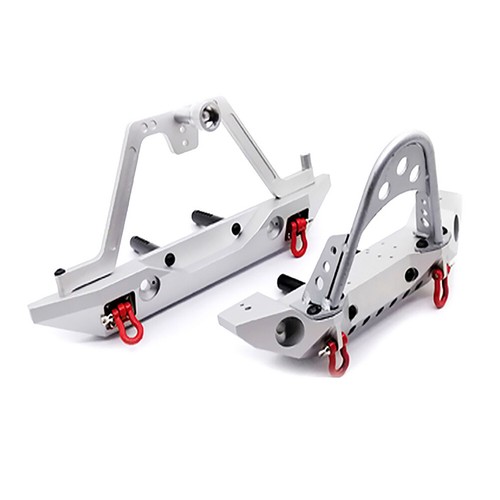 Metall Stoßstange vorne + hinten für 1/10 RC Raupen Auto Traxxas TRX-4 Axial SCX10 - Bild 12 von 18