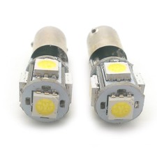 2x Pink 5 SMD LED Seitenleuchte BAX9S H6W 434 passend für Mercedes C CLC CLK E AMSL1015P