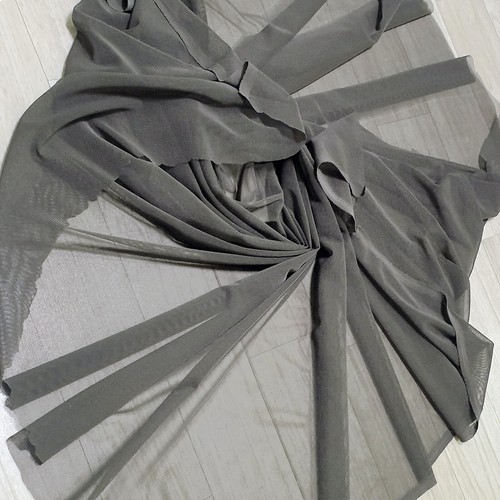 Soft Power Mesh Tulle 4-way Spandex stretch Fabric Sheer Net Dresses Bridal 44"w - Picture 420 of 628