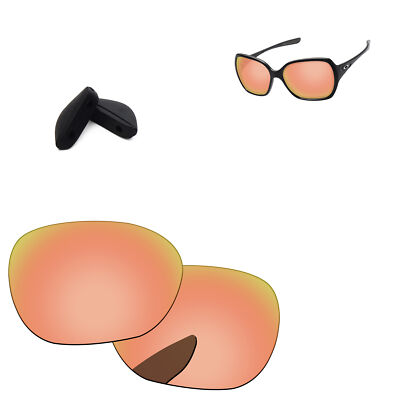 Lenslog Burnt Rose Polarized Replacement Lenses For-Oakley Overtime OO9167
