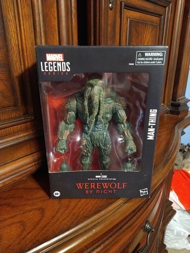 Hasbro Marvel Legends Series: Man-Thing | Action Figure 20 Cm Da 'Werewolf By Night' | Collezionabile Per Adulti Con Accessori E Oltre 20 Punti Di Snodo