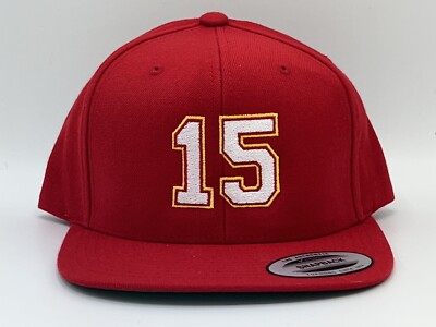Kansas City Chiefs Patrick Mahomes 15 MAHOMES Yupoong SnapBack Adjustable Hat.