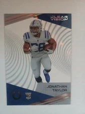 2020 Chronicles Clear Vision Jonathan Taylor #CV-7 Rookie - IND Colts!