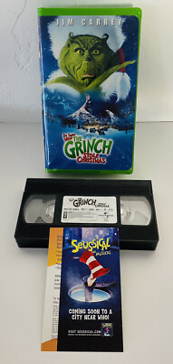 Vintage Dr. Seuss VHS How The Grinch Stole Christmas