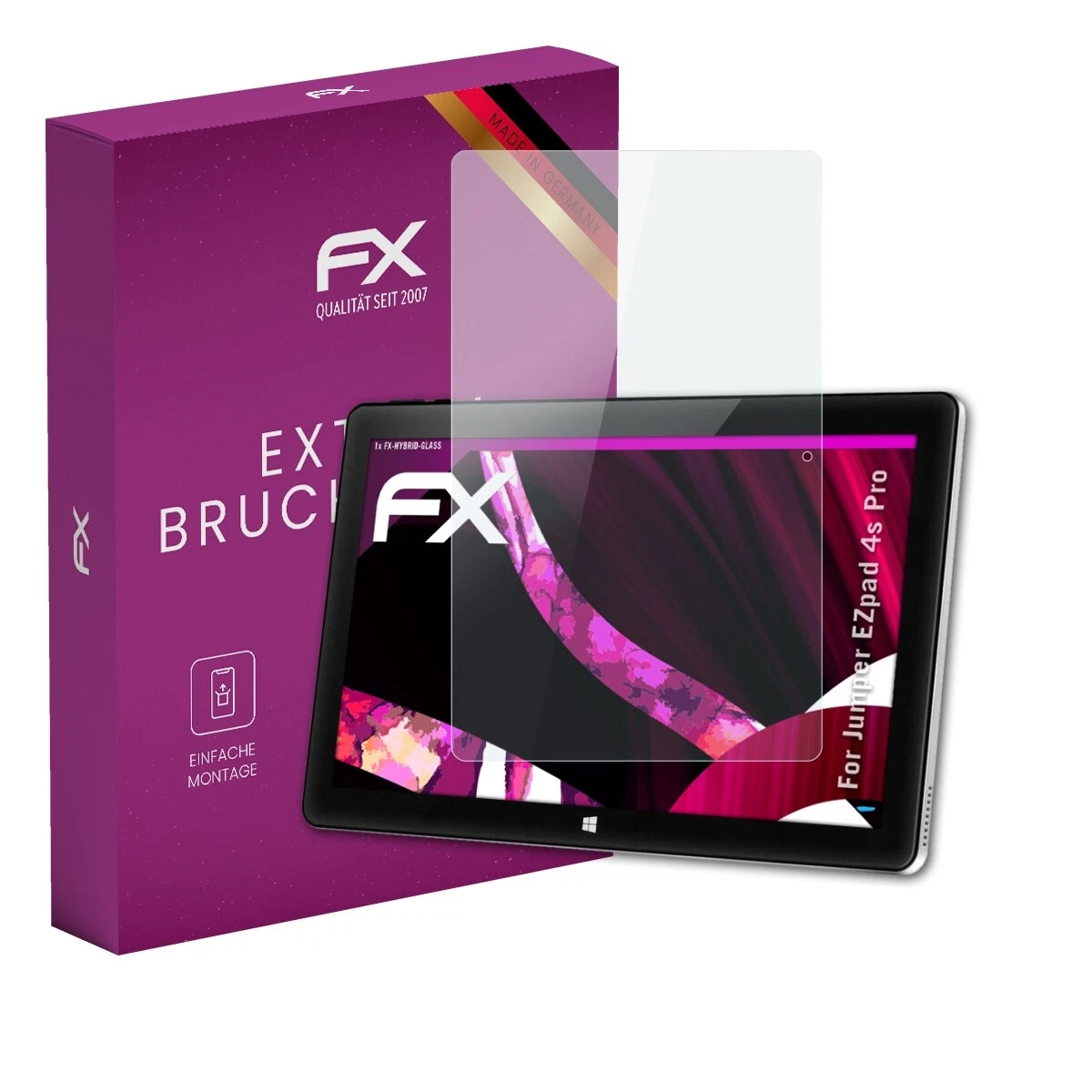 AtFoliX glass film for Jumper EZpad 4s Pro screen protector 9H protective armor