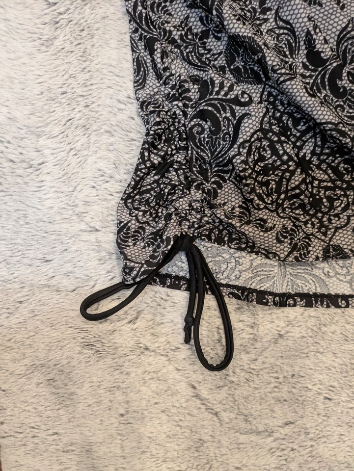 Pure Energy танкини с бретелью через шею 14 Вт встроенный бюстгальтер зажимные стороны цветочный пляжный бассейн - Изображение 2 из 4