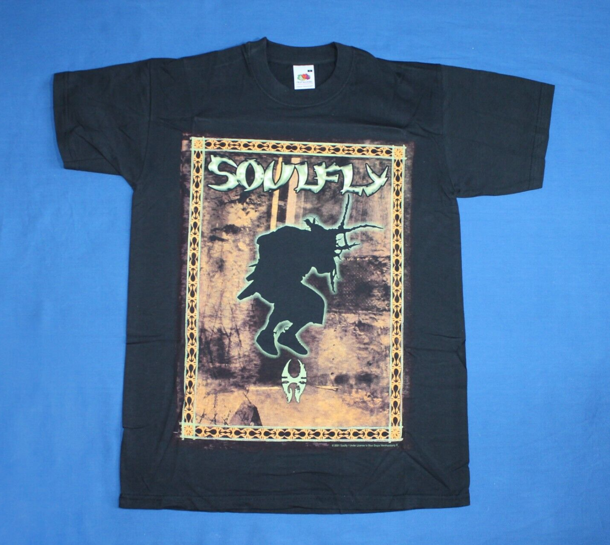 Y2K 2001 Soulfly Shirt Primitive Thrash Metal Band Men's Tee S | eBay