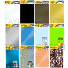A4 Card Sheets Card Stock Art Craft Scrapbook Pack