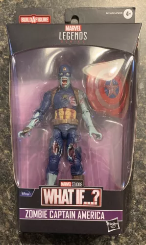 Marvel Legends Disney+ What If Series Zombie Captain America The Watcher BAF NIB