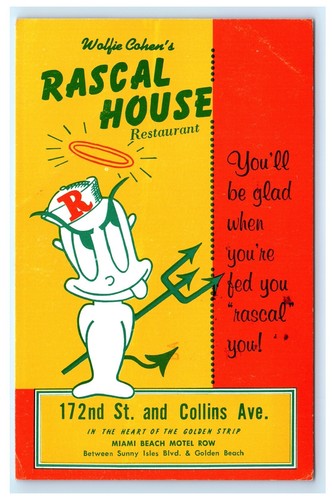 Wolfie Cohen’s Rascal House Restaurant Miami Beach FL Florida Devil Satan A3