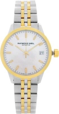 Raymond Weil Freelancer MOP Dial Women's Watch 5634-STP-97021 ($1375 MSRP)