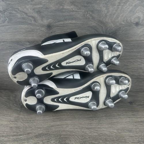 Kooga Men's Rugby Cleats Size 8.5 Black White Metal eBay