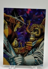 Vintage Marvel 1992 WOLVERINE P3 ATTITUDE Prism Card Clean