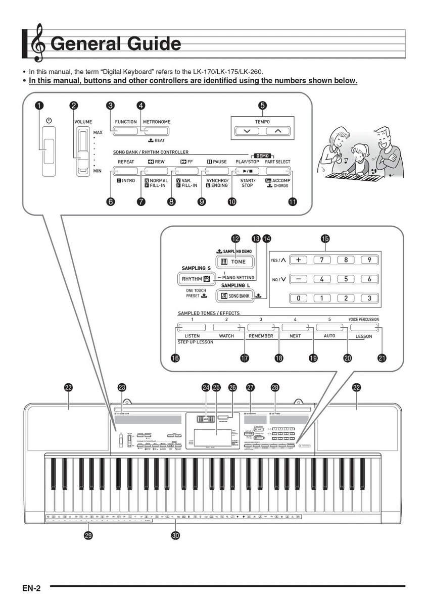 Casio lk 170 keyboard deals