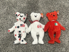 Lot of 3 Vintage Ty Beanie Babies