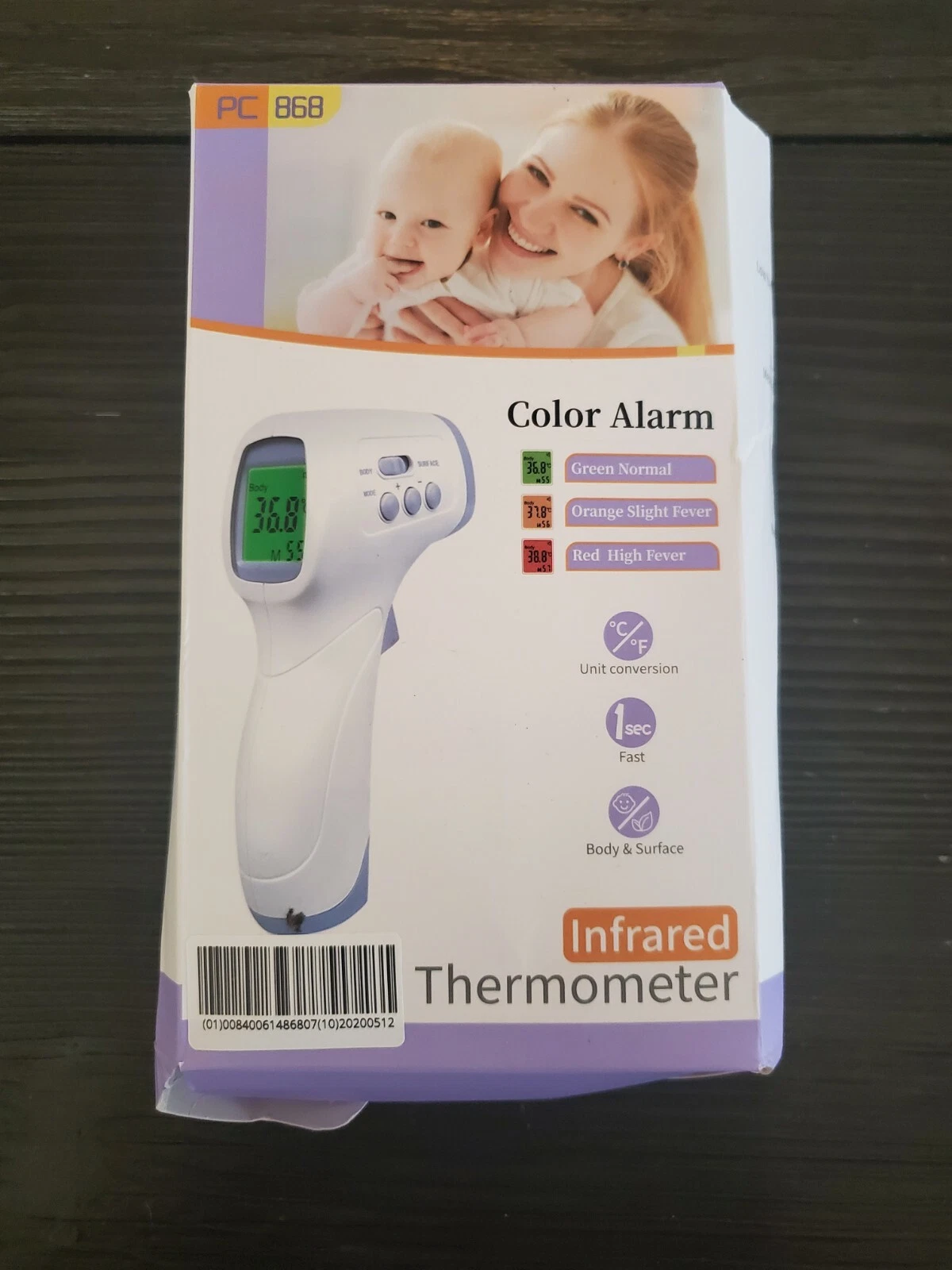 Digital LCD Infrared Thermometer Non-Contact Forehead Baby Adult Temperature Gun
Opens in a new wind
