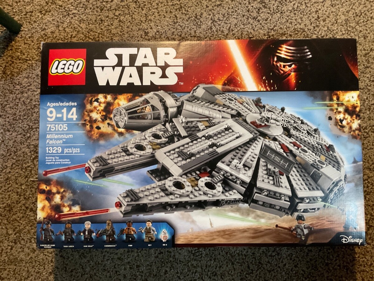 New in box Lego Star Wars Millennium Falcon. 75105. RETIRED. | eBay