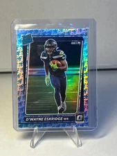 2021 Optic Football D’Wayne Eskridge Rocket Emoji Holo Rated Rookie SSP
