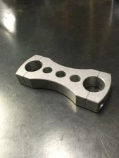 Old-Stf adjustable 1" Handlebar Clamp Motorcycle Chopper Harley 3.5 Riser less T