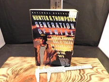 GENERATION OF SWINE- Gonzo Papers 2- Hunter S. Thompson, '89 True 1st PB Edition