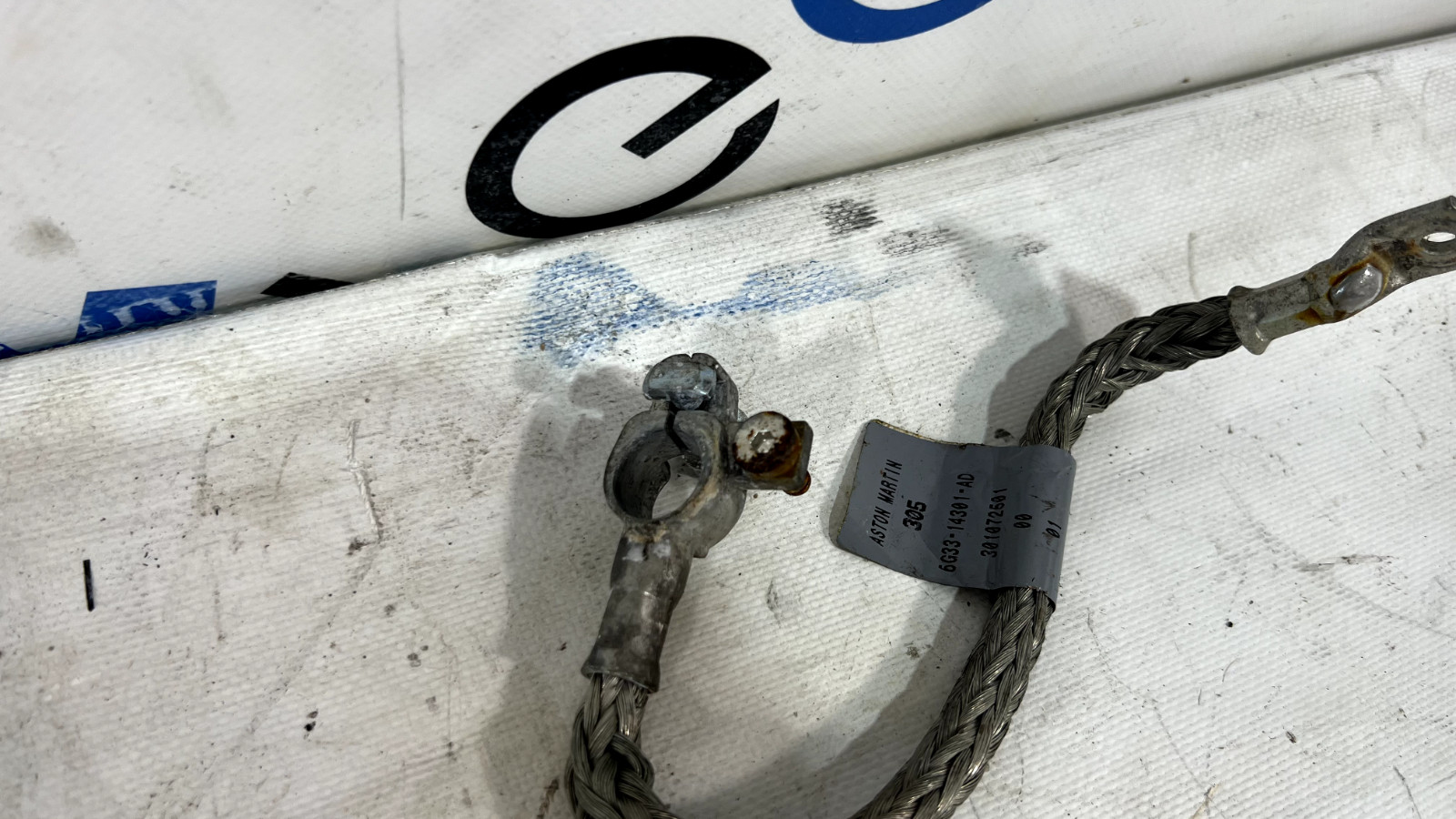 Aston Martin V8 Vantage 2011 Battery to Ground Wiring Cable OEM 6G33-14301-AD