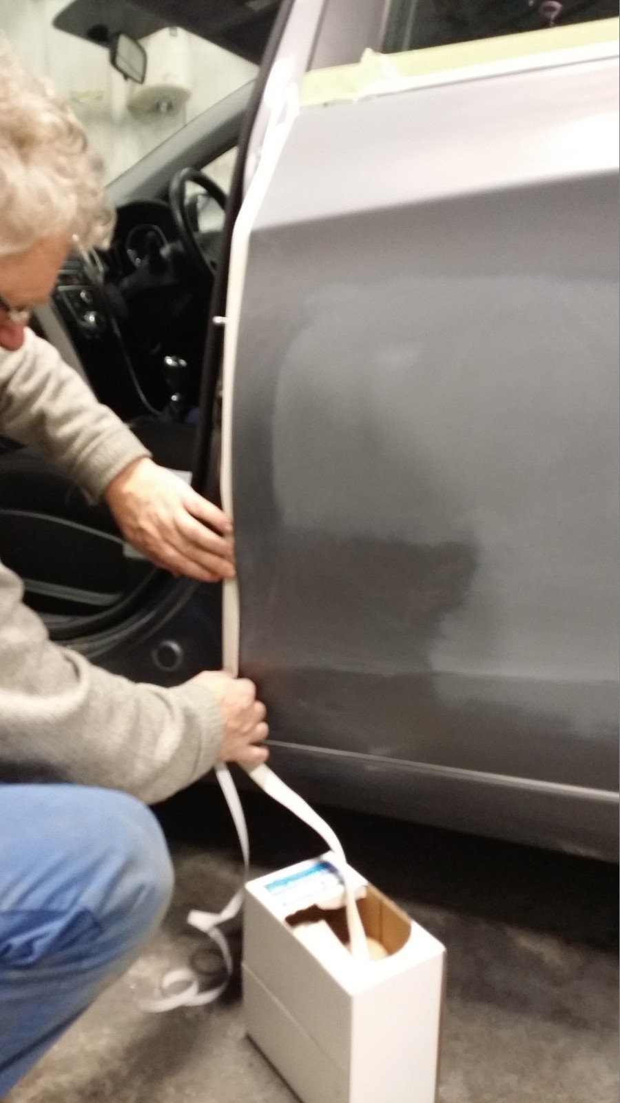 Soft No Edge Blending Masking Tape Seamless Car Paint Spraying Masking