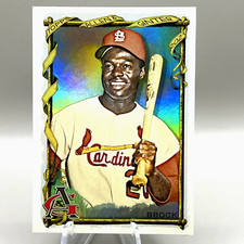 2023 Topps Allen & Ginter Lou Brock Hot Box Silver Foil  St. Louis Cardinals