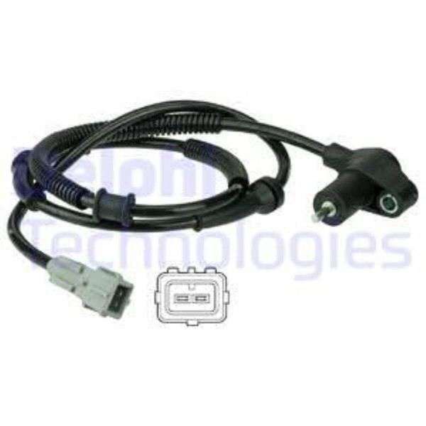 Delphi Sensor DrehzahlfüHler Hinten FüR CitroëN Berlingo Kasten M_ Brandneu-image