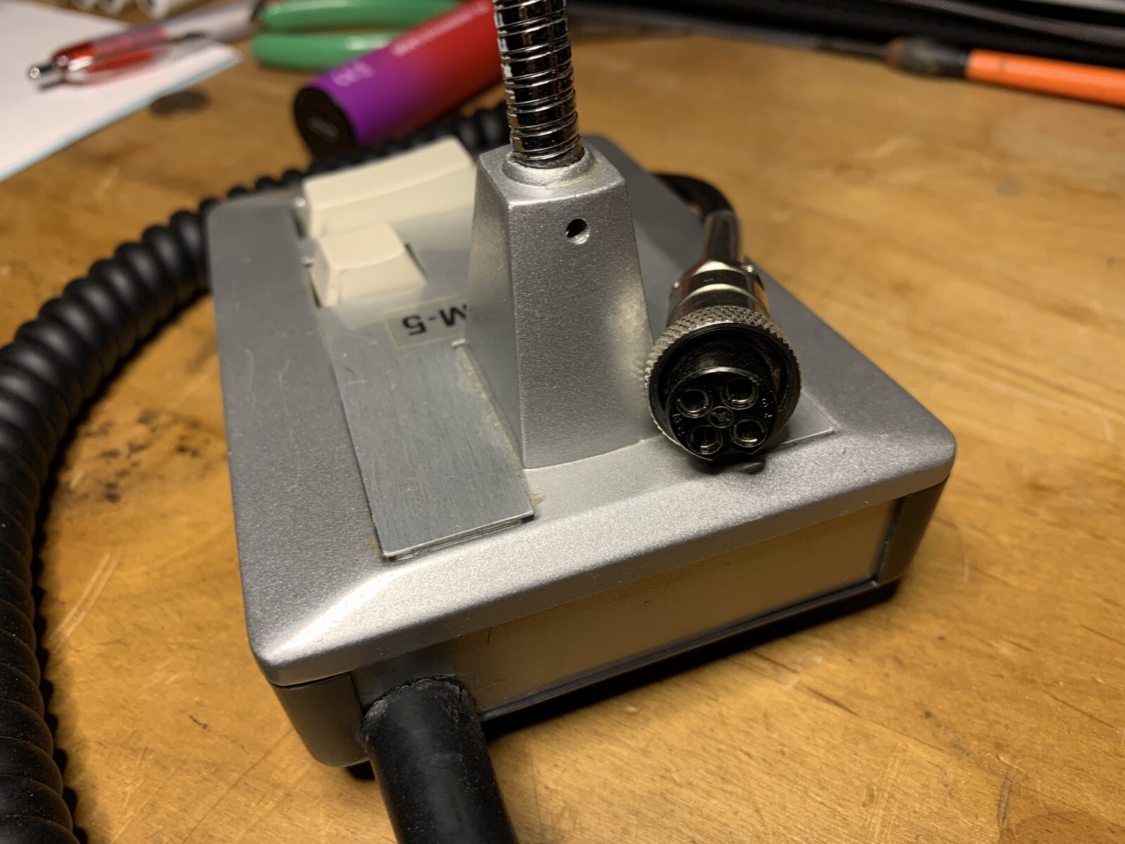 Heil HM5 Microphone With HC5 Element Ham Radio Transceiver eBay