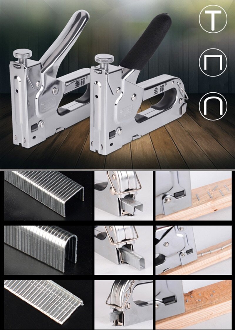 Threepurpose Nail Gun Manual Nail Gun Nailer Straight Ushaped Steel