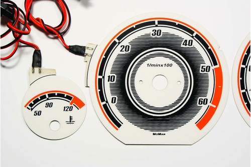 Audi 80 i 90 (B3, B4) design 3 quadranti plasma calibro bagliore cambio bagliore i - Foto 8 di 8